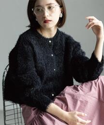 OPAQUE.CLIP | シャギーショートカーディガン【洗濯機OK】《6col》(カーディガン/ボレロ)