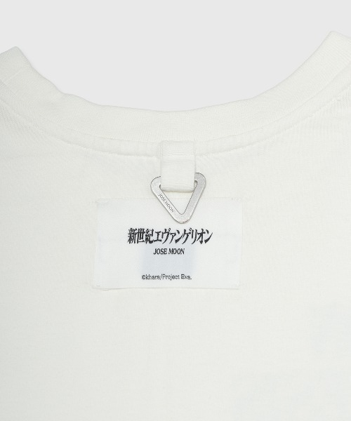 JOSE MOON（ジョゼムーン）の「【EVA×JOSE】SECOND HALF BIGT-SHIRT/セカンドハーフビッグＴシャツ（Tシャツ/カットソー・レディース・チャコールグレー/ホワイト・FREE）」の7枚目の写真