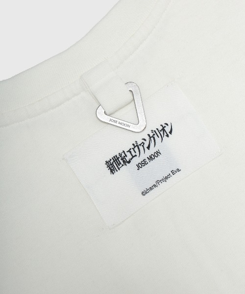 JOSE MOON（ジョゼムーン）の「【EVA×JOSE】SECOND HALF BIGT-SHIRT/セカンドハーフビッグＴシャツ（Tシャツ/カットソー・レディース・チャコールグレー/ホワイト・FREE）」の8枚目の写真