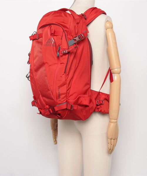 GREGORY(グレゴリー)の「ターギー32 TARGHEE 32 ガンマレッド S/Mサイズ(バックパック/リュック・メンズ・レッド系・ONE SIZE)」の5枚目の写真