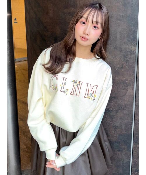 CALNAMUR(カルナムール)の「アソートビッグスウェット(スウェット・レディース・ネイビー/グレー/イエロー・FREE)」の3枚目の写真