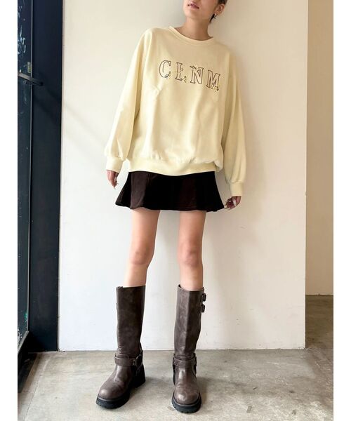 CALNAMUR(カルナムール)の「アソートビッグスウェット(スウェット・レディース・ネイビー/グレー/イエロー・FREE)」の5枚目の写真