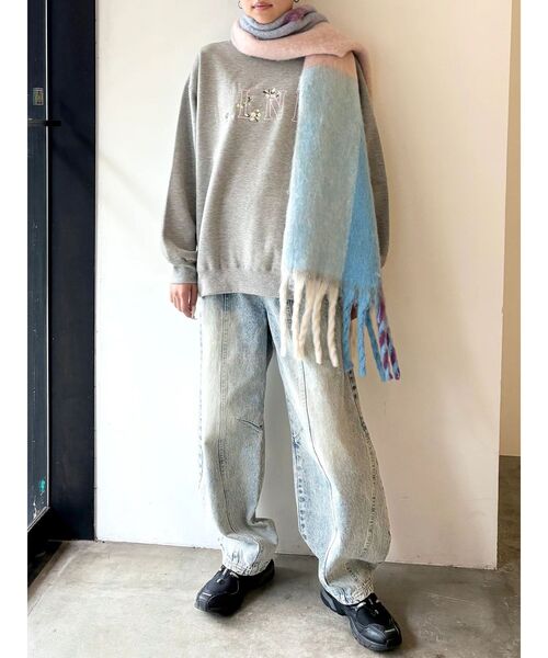 CALNAMUR(カルナムール)の「アソートビッグスウェット(スウェット・レディース・ネイビー/グレー/イエロー・FREE)」の16枚目の写真