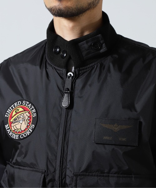 AVIREX（アヴィレックス）の「USMC LIGHT WEP JACKET / USMC ライト ウェップジャケット / AVIREX / アヴィレックス（ブルゾン・メンズ・オリーブ/ブラック・MEDIUM/LARGE/X-LARGE/XX-LARGE）」の14枚目の写真