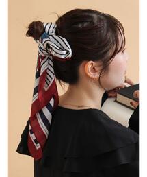 ボーダー柄スカーフ