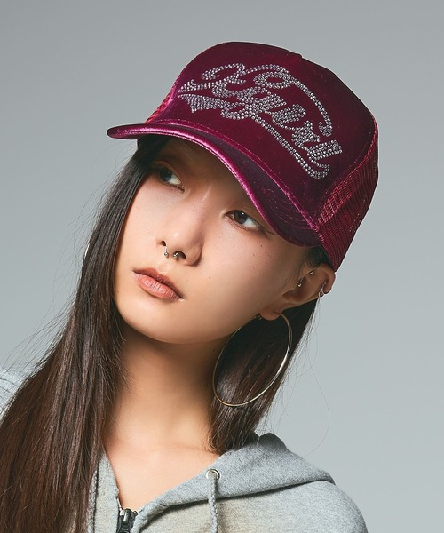 VELOUR TRUCKER CAP（キャップ）｜X-girl（エックスガール）の