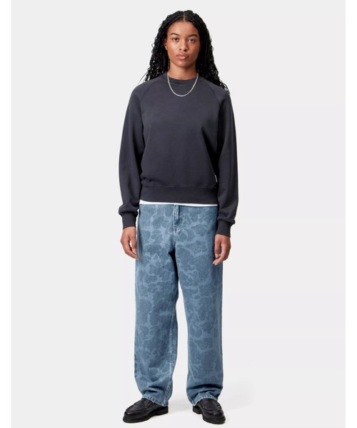 Carhartt WIP(カーハートダブリューアイピー)の「Carhartt WIP/カーハートダブリューアイピー W DUCK ORELL PANT デニムパンツ カモフラ柄 I033771(デニムパンツ・レディース・グレー系カモフラージュ/カモフラージュ・24inch)」の5枚目の写真