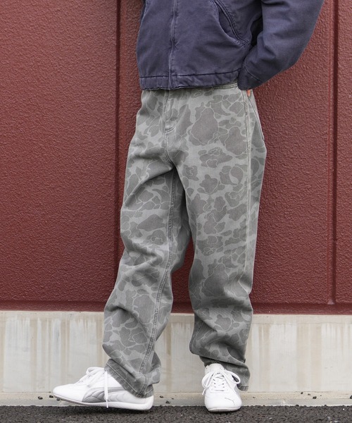 Carhartt WIP(カーハートダブリューアイピー)の「Carhartt WIP/カーハートダブリューアイピー W DUCK ORELL PANT デニムパンツ カモフラ柄 I033771(デニムパンツ・レディース・グレー系カモフラージュ/カモフラージュ・24inch)」の6枚目の写真