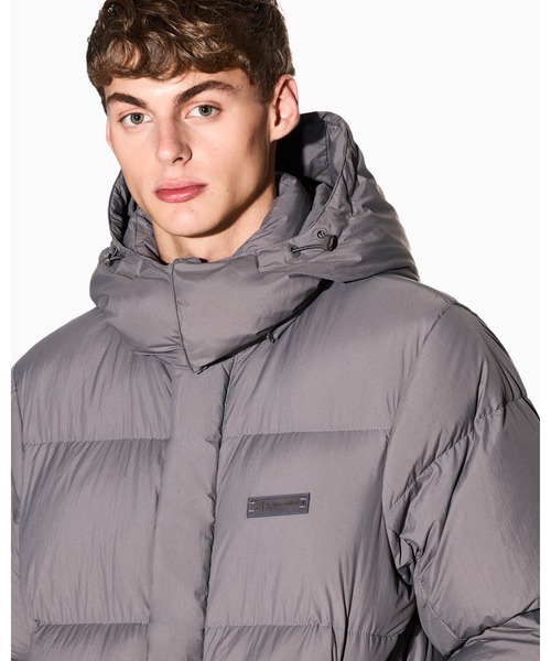 ARMANI EXCHANGE（アルマーニエクスチェンジ）の「【A|X アルマーニ エクスチェンジ】CL フーデッドダウンジャケット（ダウンジャケット/コート・メンズ・ブラック/チャコールグレー・LARGE/MEDIUM/SMALL/X-LARGE/X-SMALL）」の4枚目の写真