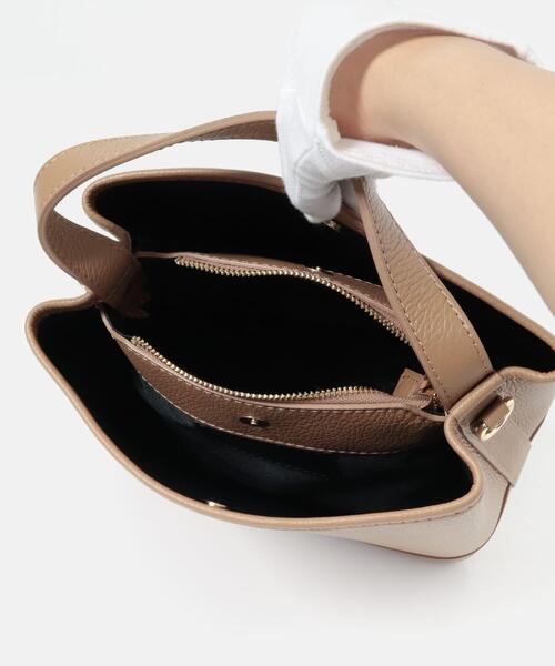 URBAN RESEARCH ROSSO WOMEN(アーバンリサーチ ロッソ)の「AULENTTI スクエアBAG(ハンドバッグ・レディース・ブラック/ベージュ系その他/グリーン・-)」の14枚目の写真