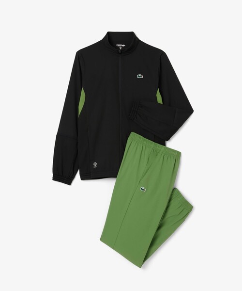 LACOSTE（ラコステ）の「『ダニール・メドベージェフ』バックヨークプリントトラックスーツ（ジャージ・メンズ・ネイビー/ブラック・4/3/5）」の2枚目の写真