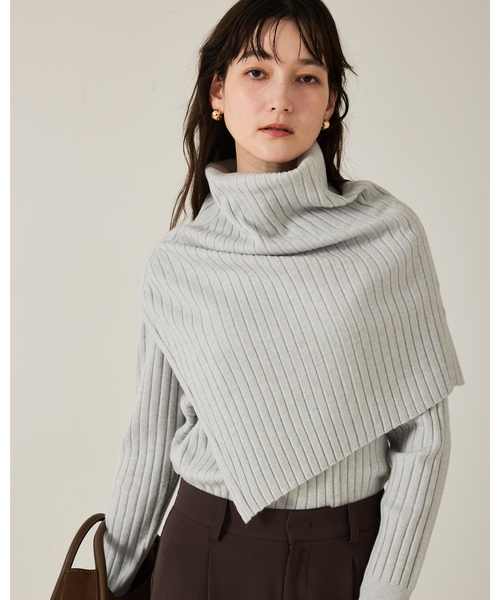 セール】ご好評につき再入荷！【新色追加！25AW】アシメスヌード