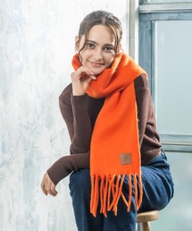 U.S. POLO ASSN.（ユーエスポロアッスン）の「26AW新色追加【U.S. POLO ASSN.】 ユーエスポロアッスン ブークレ フリンジマフラー USPA-2021 2022（マフラー）」
