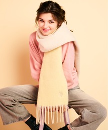 U.S. POLO ASSN. | 【U.S. POLO ASSN.】 ユーエスポロアッスン　ブークレ　フリンジマフラー　USPA-2017(マフラー)