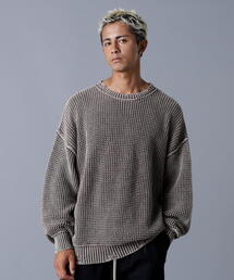 DankeSchon/ダンケシェーン/PIGMENT CHEMICAL AZE CREWNECK