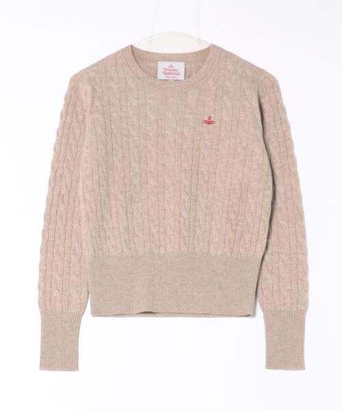 ｳｰﾚﾝｹｰﾌﾞﾙｸﾙｰﾈｯｸﾌﾟﾙｵｰﾊﾞｰ（ニット/セーター）｜Vivienne Westwood