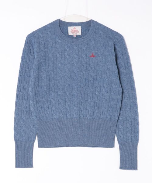 ｳｰﾚﾝｹｰﾌﾞﾙｸﾙｰﾈｯｸﾌﾟﾙｵｰﾊﾞｰ（ニット/セーター）｜Vivienne Westwood