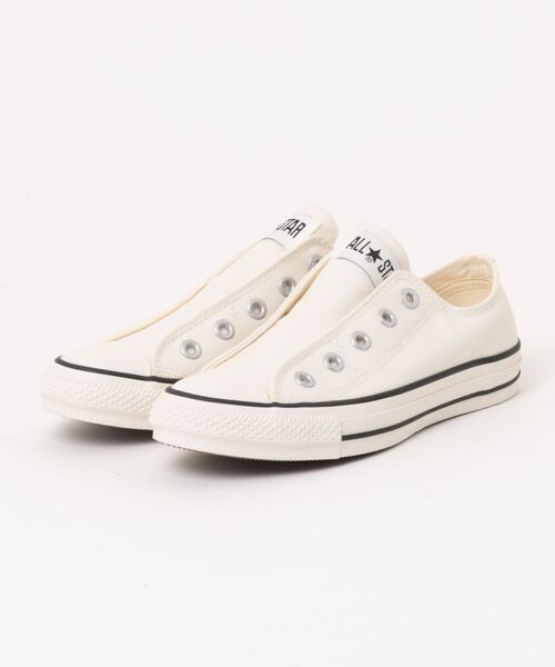 CONVERSE（コンバース）の「《CONVERSE》ALL STAR SLIP FE OX（スリッポン・レディース・ブラック/ホワイト・22.5cm/23.0cm/23.5cm/24.0cm/24.5cm/25.0cm）」の2枚目の写真