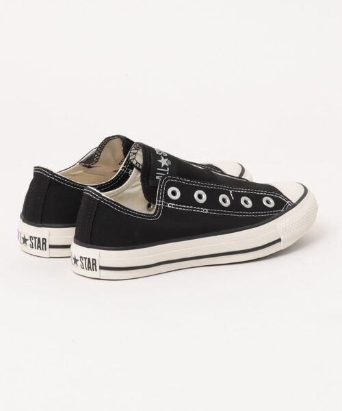 CONVERSE（コンバース）の「《CONVERSE》ALL STAR SLIP FE OX（スリッポン・レディース・ブラック/ホワイト・22.5cm/23.0cm/23.5cm/24.0cm/24.5cm/25.0cm）」の3枚目の写真