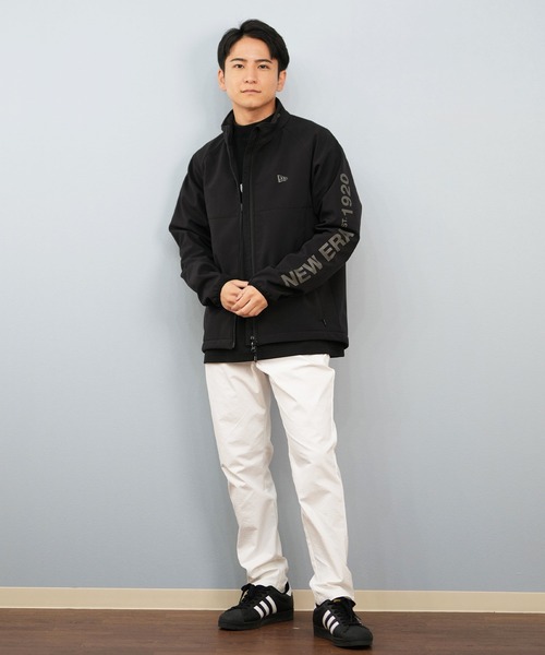 ニューエラ ゴルフ NEW ERA フルジップ シェルジャケット ウェア Ｌ NEW ERA（ニューエラ） コート ジャケット ニューエラゴルフ シェル