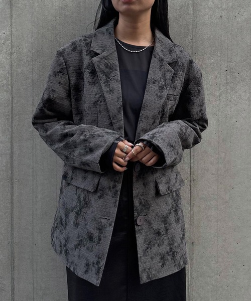 フラワープリント テーラードジャケット Lサイズ トルネードマート メンズ フラワープリント テーラードジャケット Lサイズ トルネードマート