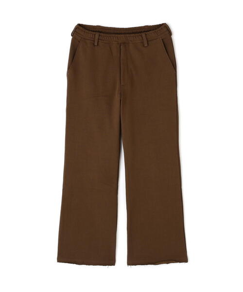 WHITELAND(ホワイトランド)の「WHITELAND/ホワイトランド/SWEAT FLARE PANTS(スウェットパンツ・レディース・ブラウン/ブラック・F)」の2枚目の写真