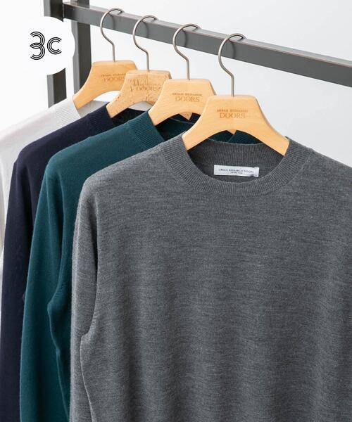 セール】LIFE STYLE TAILOR マシンウォッシャブルハイゲージクルー