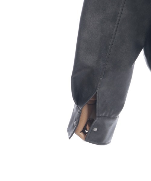 axes femme（アクシーズファム）の「ファー付合成皮革ブルゾン（ブルゾン・レディース・ブラウン/ブラック・FREE）」の19枚目の写真