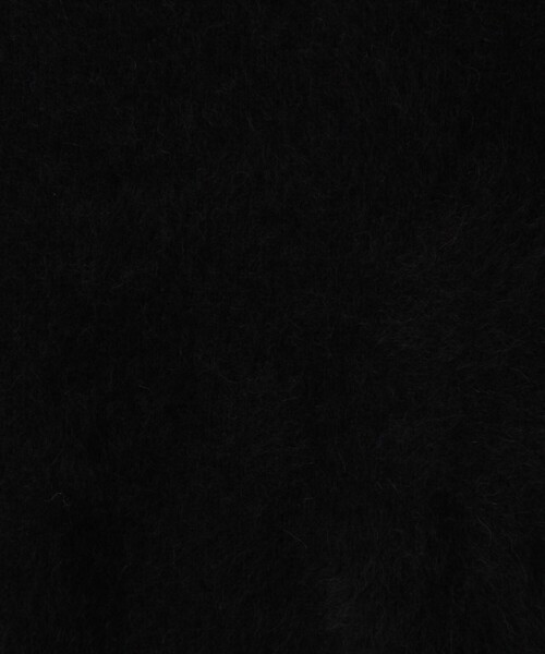 EDITION（エディション）の「フォックスシャギー Vネックニット（ニット/セーター・レディース・ブラック/ベージュ・FREE）」の3枚目の写真