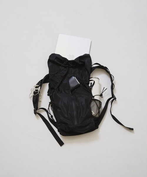 TODAYFUL（トゥデイフル）の「【TODAYFUL/トゥデイフル】Useful Sheer Backpack/シアーバックパック/リュック（バックパック/リュック・レディース・ブラック/ライトブルー・FREE）」の2枚目の写真