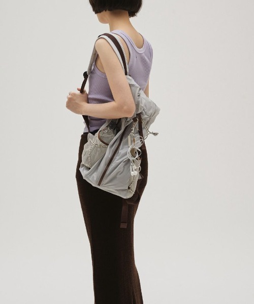 TODAYFUL（トゥデイフル）の「【TODAYFUL/トゥデイフル】Useful Sheer Backpack/シアーバックパック/リュック（バックパック/リュック・レディース・ブラック/ライトブルー・FREE）」の7枚目の写真