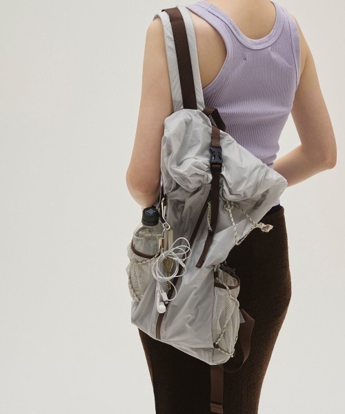 TODAYFUL(トゥデイフル)の「【TODAYFUL/トゥデイフル】Useful Sheer Backpack/シアーバックパック/リュック(バックパック/リュック・レディース・ブラック/ライトブルー・FREE)」の17枚目の写真