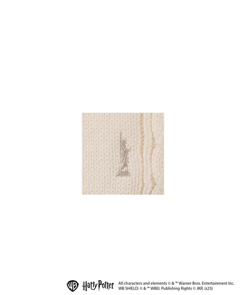 EASTBOY（イーストボーイ）の「カーディガン 5G HarryPotter ハリーポッター HOGWARTS ホグワーツ（カーディガン/ボレロ・レディース・ダークグリーン系/オフホワイト/ブルー系/エンジ・L/M）」の5枚目の写真