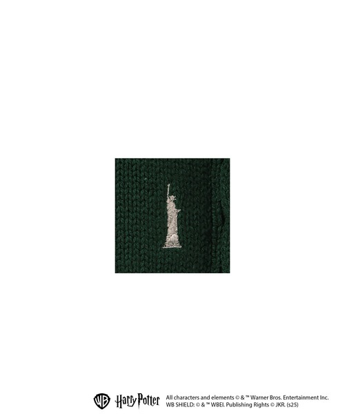 EASTBOY（イーストボーイ）の「カーディガン 5G HarryPotter ハリーポッター HOGWARTS ホグワーツ（カーディガン/ボレロ・レディース・ダークグリーン系/オフホワイト/ブルー系/エンジ・L/M）」の7枚目の写真