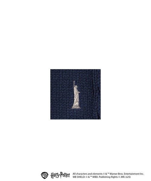 EASTBOY（イーストボーイ）の「カーディガン 5G HarryPotter ハリーポッター HOGWARTS ホグワーツ（カーディガン/ボレロ・レディース・ダークグリーン系/オフホワイト/ブルー系/エンジ・L/M）」の6枚目の写真