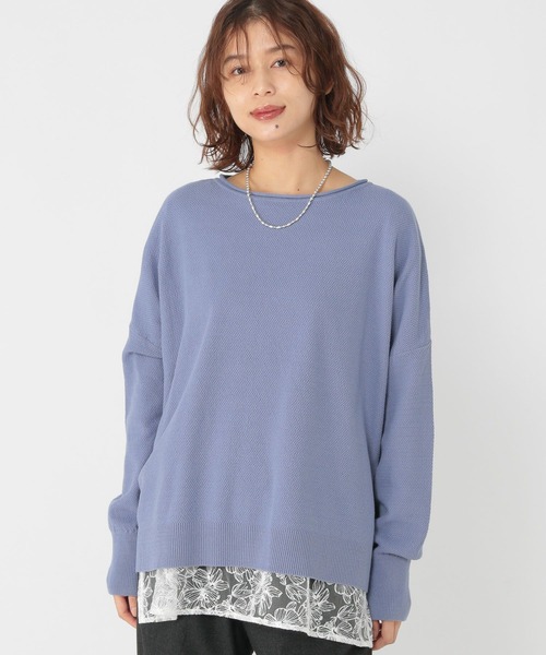 studio CLIP（スタディオクリップ）の「12ゲージコットンミックスアソートニットプルオーバー（ニット/セーター・レディース・ネイビー/その他2/レッド/ライトグレー/ライトブルー/その他3/その他1・FREE）」の9枚目の写真