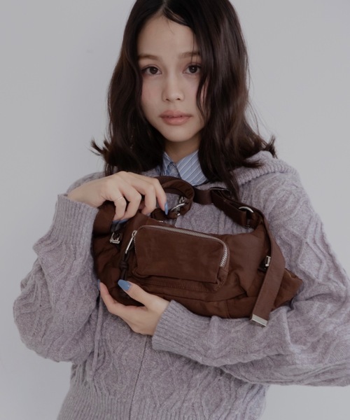 jumelle（ジュメロ）の「DOWNYショルダーバッグ（ショルダーバッグ・レディース・ブラウン・FREE）」の4枚目の写真