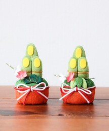 BEAMS JAPAN（ビームス　ジャパン）の「【別注】木目込み人形 門松 小（インテリア雑貨）」