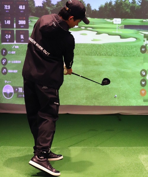 LUXE/R GOLF(ラグジュ ゴルフ)の「(RM)【LUXE/R GOLF】ストレッチ クロス サイドライン カーゴパンツ(カーゴパンツ・メンズ・ベージュ/ブラック/カーキ/グレー・M/L/XL)」の13枚目の写真