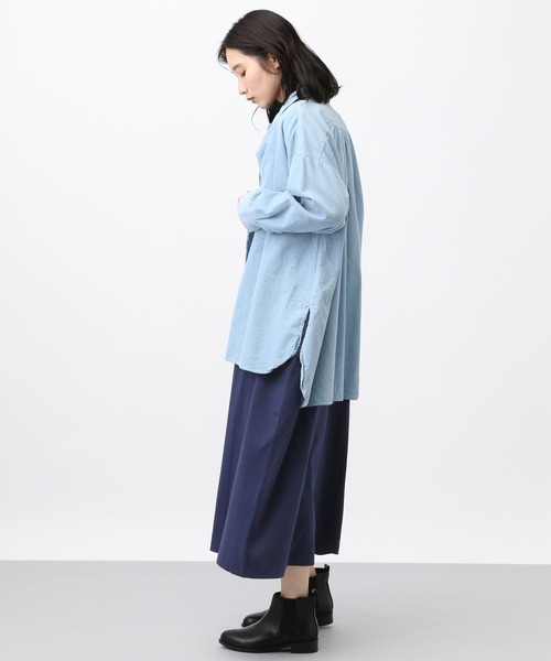 studio CLIP（スタディオクリップ）の「《natural by clip》CコーマWバイオカットワンピース[プチサイズあり]（ワンピース・レディース・ブラック/モカ/ネイビー・PF/FREE）」の11枚目の写真