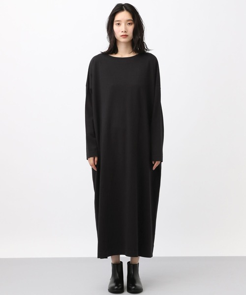 studio CLIP（スタディオクリップ）の「《natural by clip》CコーマWバイオカットワンピース[プチサイズあり]（ワンピース・レディース・ブラック/モカ/ネイビー・PF/FREE）」の12枚目の写真