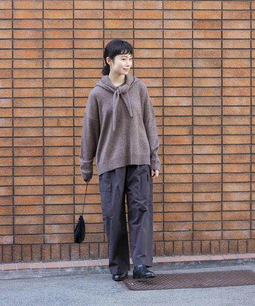 ヤクウールVネックニット（ニット/セーター）｜かぐれ（カグレ）の