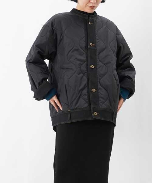 LC/LLL Gジャン風キルトショートコート（その他アウター）｜LUCA/LADY