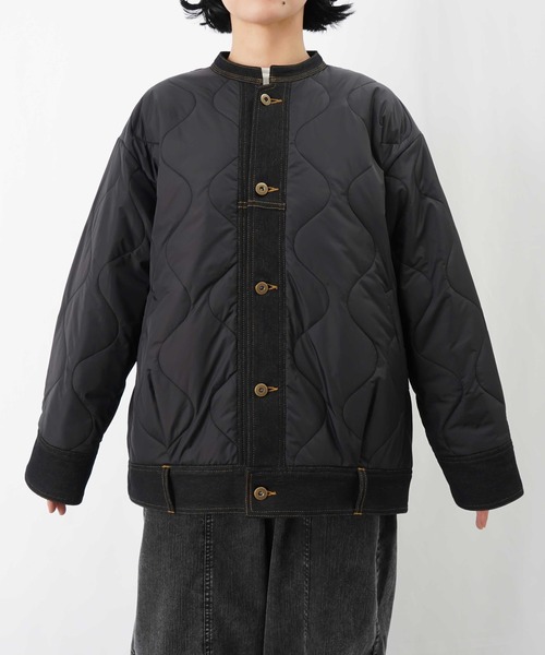 LUCA/LADY LUCK LUCA（ルカ/レディラックルカ）の「LC/LLL Gジャン風キルトショートコート（その他アウター・レディース・ブラック・FREE）」の9枚目の写真