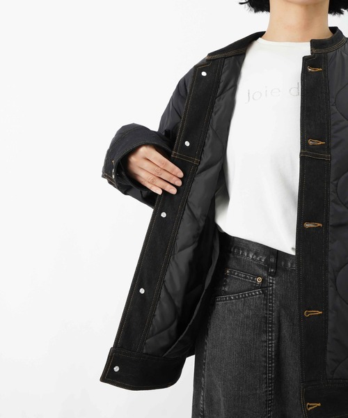 LUCA/LADY LUCK LUCA（ルカ/レディラックルカ）の「LC/LLL Gジャン風キルトショートコート（その他アウター・レディース・ブラック・FREE）」の14枚目の写真