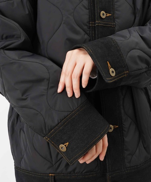 LUCA/LADY LUCK LUCA（ルカ/レディラックルカ）の「LC/LLL Gジャン風キルトショートコート（その他アウター・レディース・ブラック・FREE）」の15枚目の写真