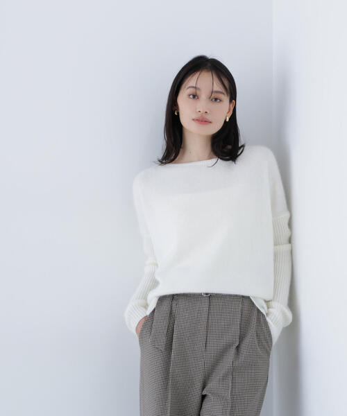 セール】◇ウールブレンドヘアリーニット（ニット/セーター）｜NATURAL