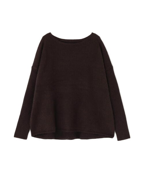 NATURAL BEAUTY BASIC(ナチュラルビューティーベーシック)の「◇ウールブレンドヘアリーニット(ニット/セーター・レディース・ダークブラウン/レッド/オフホワイト・FREE)」の10枚目の写真