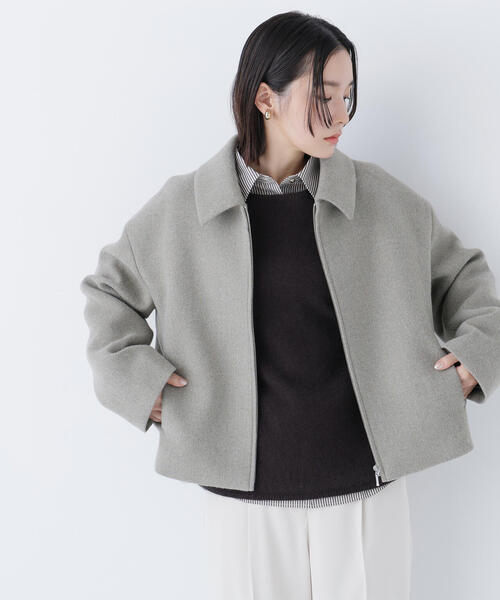 NATURAL BEAUTY BASIC(ナチュラルビューティーベーシック)の「◇ウールブレンドヘアリーニット(ニット/セーター・レディース・ダークブラウン/レッド/オフホワイト・FREE)」の18枚目の写真