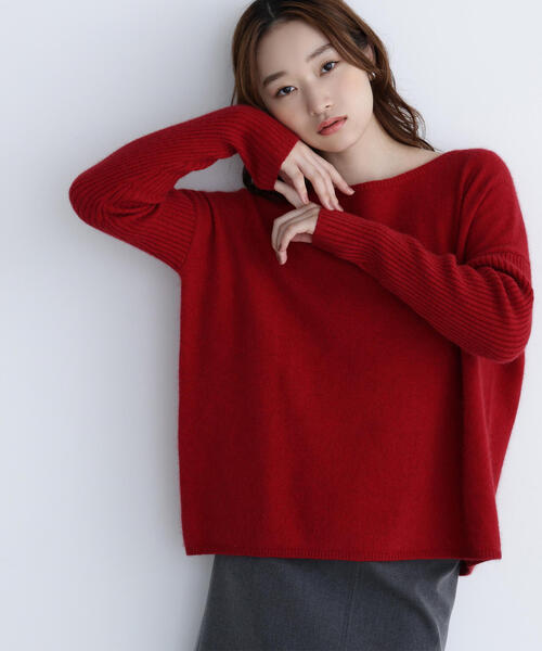 セール】◇ウールブレンドヘアリーニット（ニット/セーター）｜NATURAL